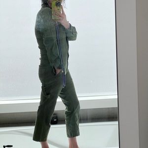 Olive green wildfang coverall